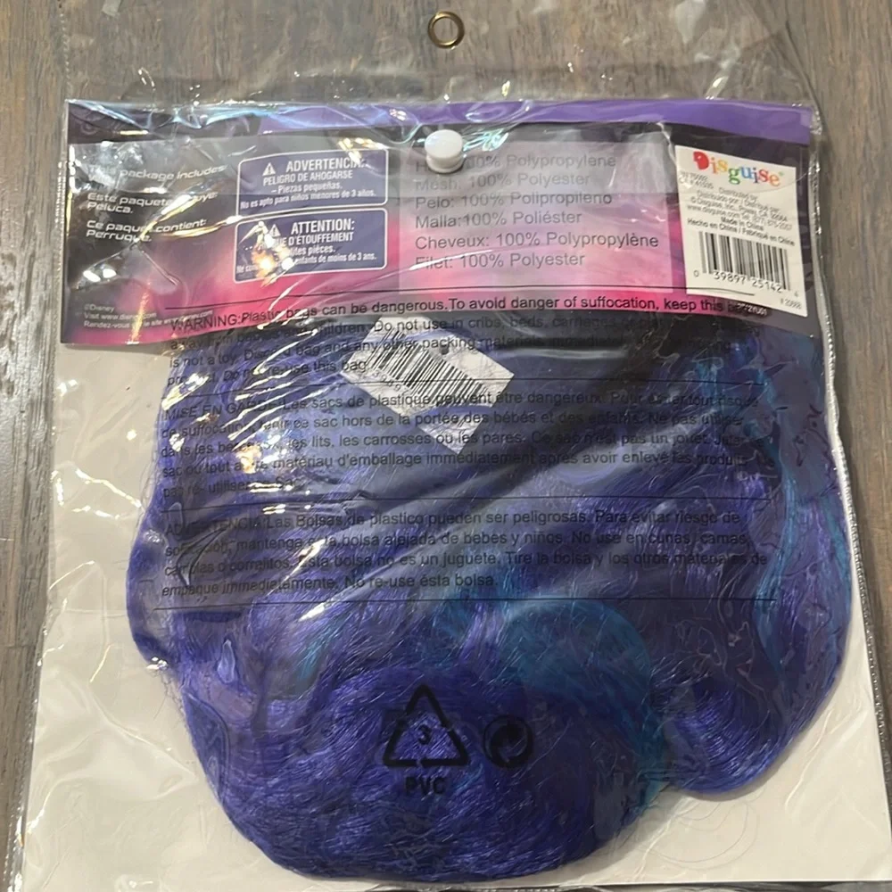 HALLOWEEN PURPLE WIG DESCENDANTS WIG  COSTUME